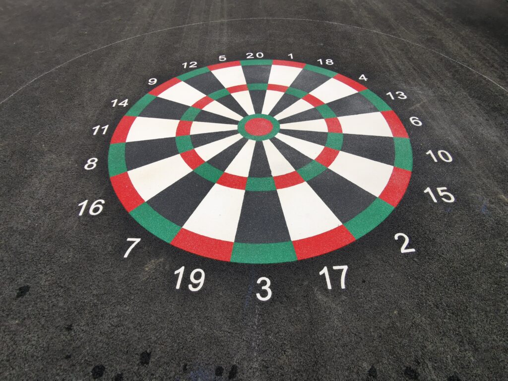 Jeux au sol cour de récréation