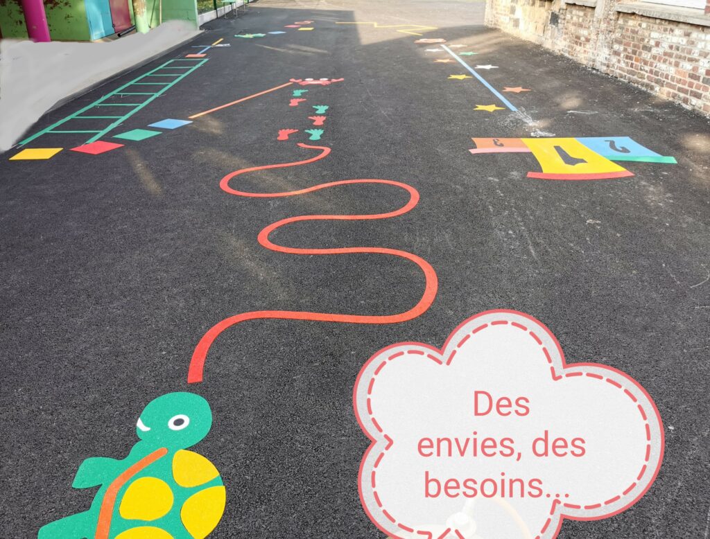 Jeux au sol thermocollant