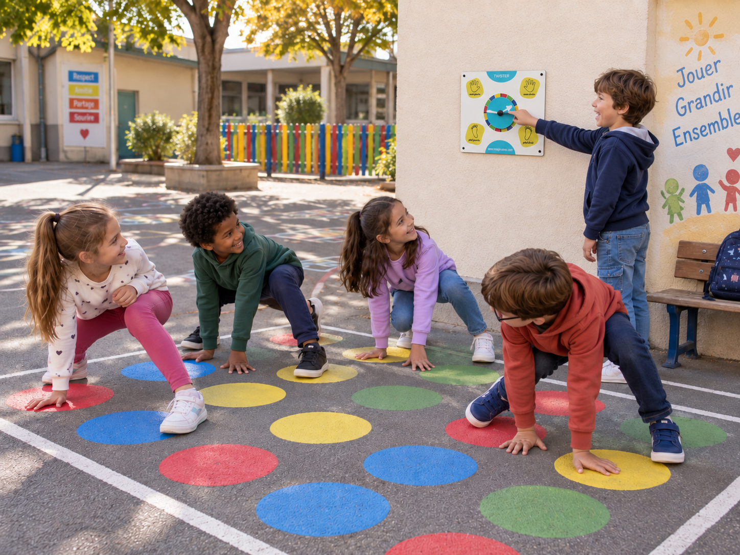 Twister mural