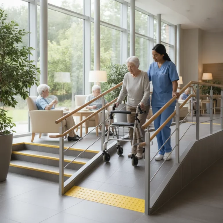 Bande antidérapante EHPAD, sécuriser sols et escaliers - bande antiderapante ehpad